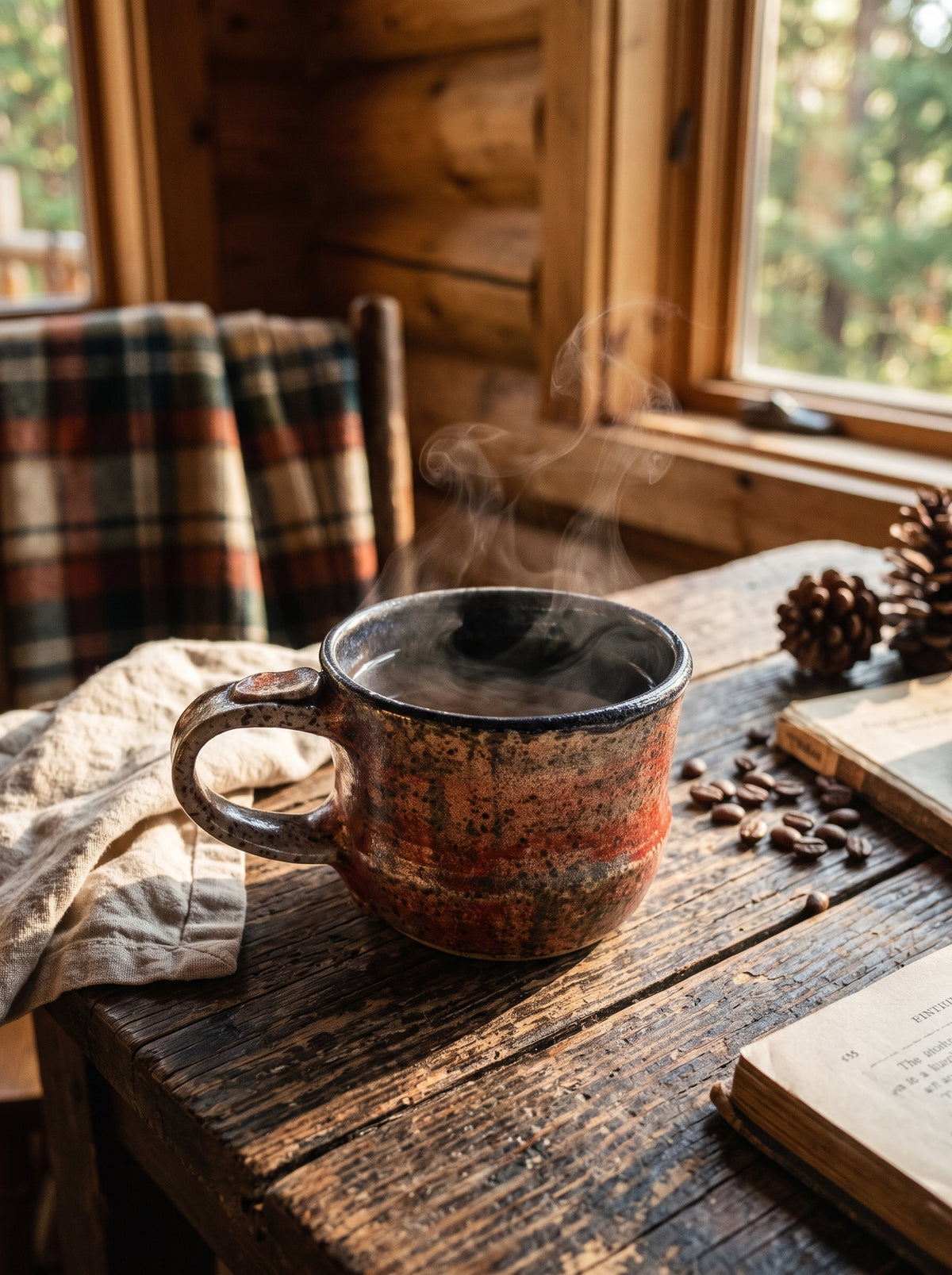 Crimson Forest Embers Mug