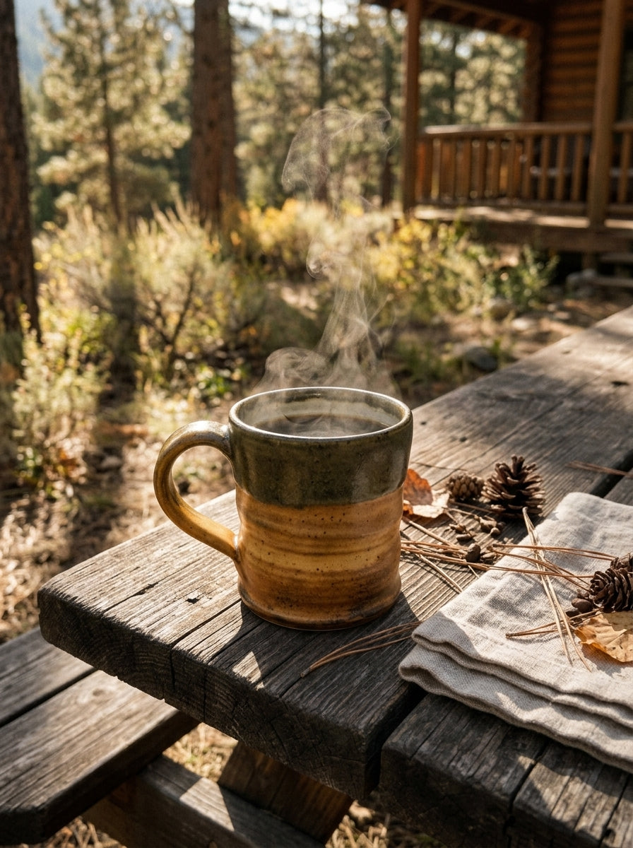 Alpine Lake Two-Tone Glaze Mug