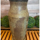 Wheel-Thrown Pottery Art Piece- Speckled Browns, Green/Blue, Earth Tone Vase, Dimensions:  11.5h"x5w"