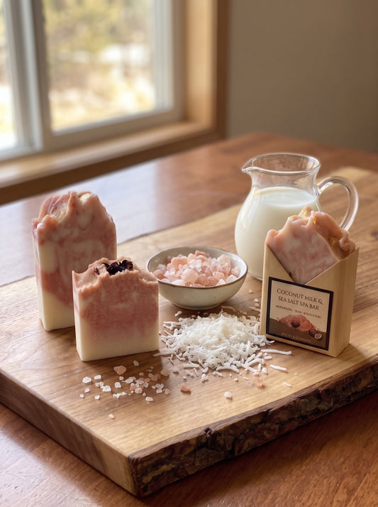 Coconut Milk and Sea Salt Bar