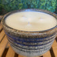 Handcrafted, Wheel-Thrown Container Candle- Large Brown/Taupe Vessel- 2lbs Luxury, Long-Burning Soy Wax- Phthalate Free Fragrance