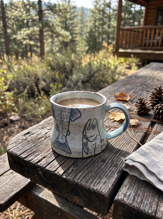 Wild Trout Pottery Mug