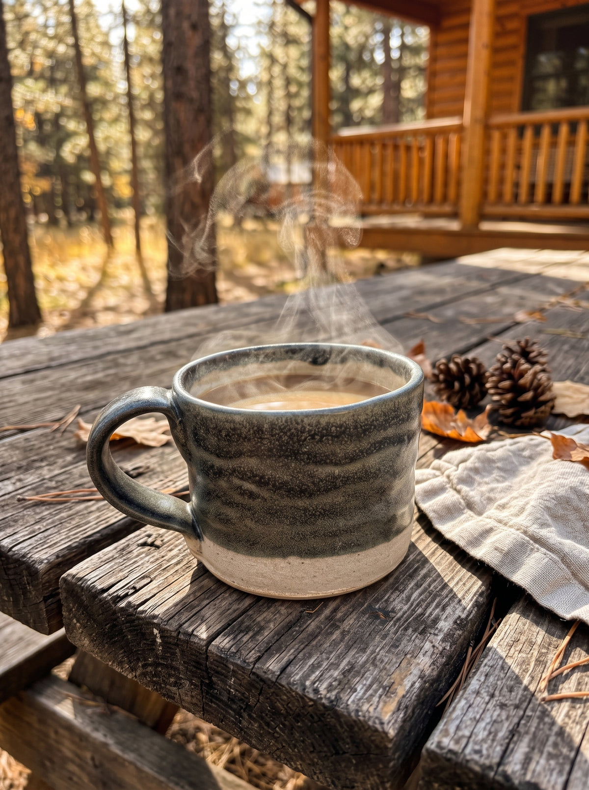 Earthy Strata Two-Tone Mug