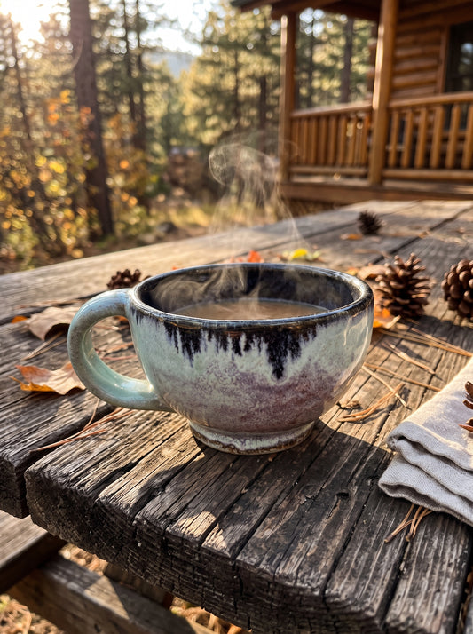 Lavender & Midnight Latte Bowl