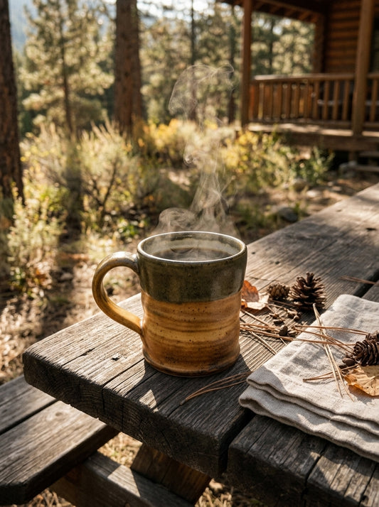 Alpine Lake Two-Tone Glaze Mug
