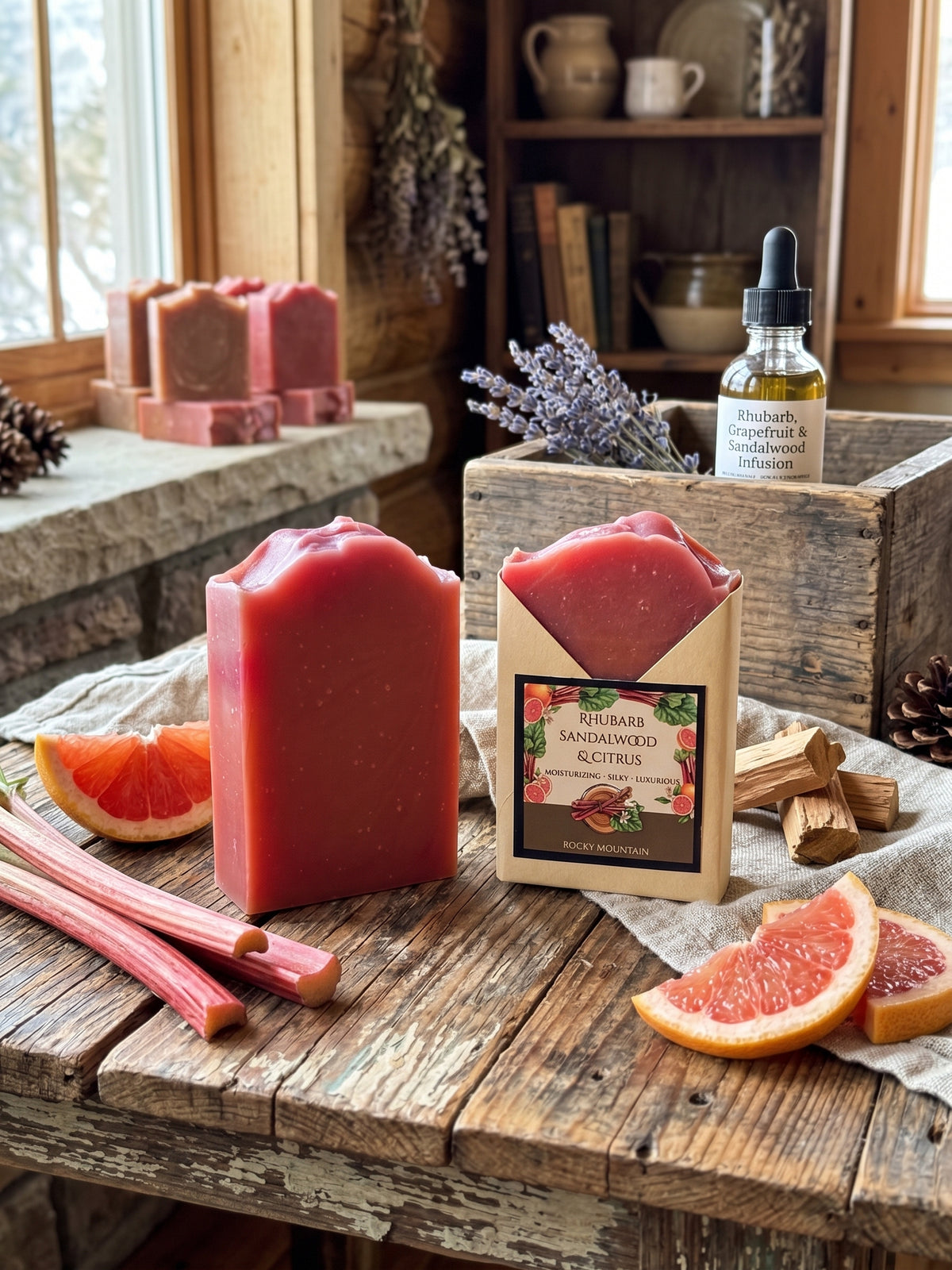 Himalayan Rhubarb Sandalwood and Citrus Soap